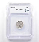 1936-D Mercury Dime MS65 ICG *0303