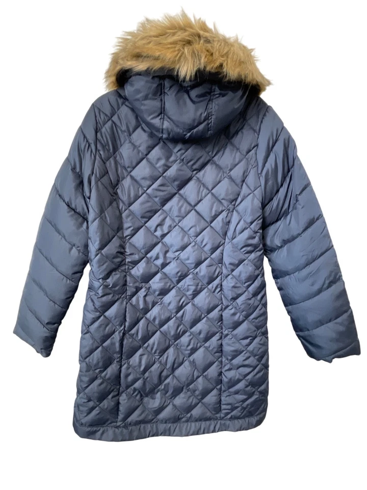 Abrigo Parka Sporto Tulip Acolchado Resistente al Agua Talla Grande Azul Marino Prendas Exteriores Foto 2 de 4