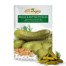Mrs. Wages Zesty Bread and Butter Pickles Quick Process Mix, Pack of 12 