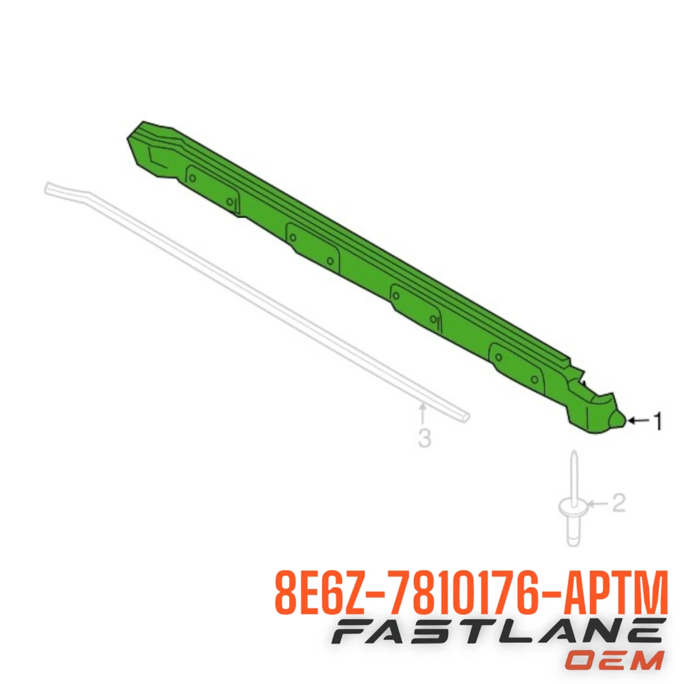 Ford Escape/Mercury Mariner 2008-2012 moldura derecha nuevo OEM 8E6Z-7810176-APTM Foto 2 de 4