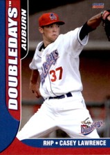 2010 Auburn Doubledays Choice #23 Casey Lawrence McSherrystown Pennsylvania Card