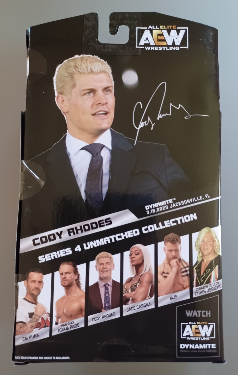 AEW WRESTLING UNMATCHED SERIES 4 31 CODY RHODES CHASE 1 OF 3000 RARE