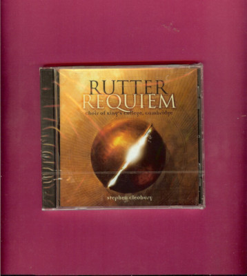 JOHN RUTTER - REQUIEM - CHOIR OF KING'S COLLEGE, CAMBRIDGE - CD - NEW - SEALED