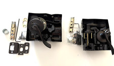 Set of 2 Kwikset 720TNL 11P 97200-705 Tustin Lever Passage Venetian Bronze