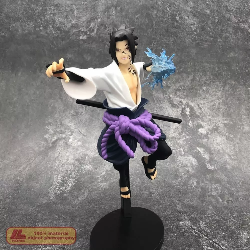 Anime ninja Shippuden Uchiha Sasuke Chidori action PVC Figure Statue Toy  Gift