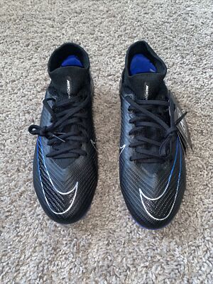 Nike Men s Size 6 Zoom Mercurial Superfly 9 PRO AG DJ5596-040 Black/Royal Cleats