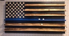 Rustic Wooden American Flag,