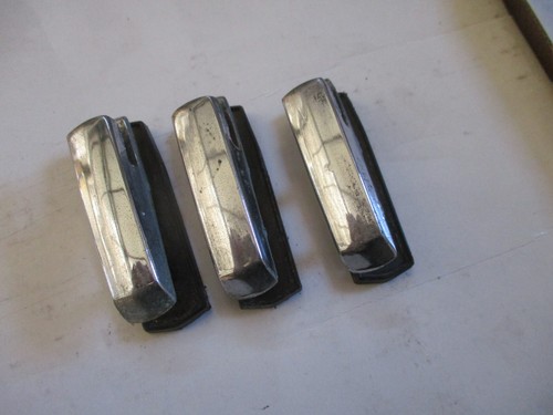 Fiat 850 Spider SportChrom Verdeckhaken Haken Verdeck Verdeckkastendeckel 3 Stck - Picture 8 of 15