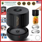 Electric Mason Jar Vacuum Sealer Kit - Preserves Freshness & Reduces Waste