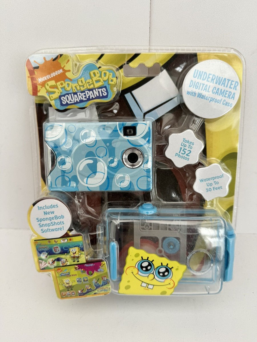スポンジボブ　UNDERWATER CAMERA 水中カメラ　レア RARE SpongeBob Squarepants Nickelodeon 2010 Viacom Digital Camera
