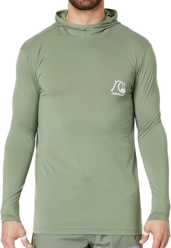 QUIKSILVER Men's DNA LS Hooded Surf Tee - GLW0 - Size Large - NWT  LAST ONE LEFT