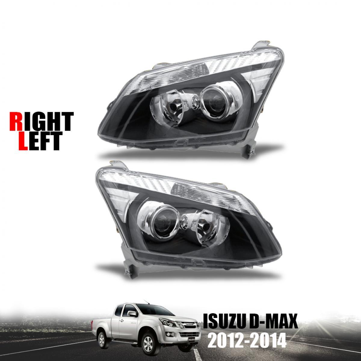 LR FRONT HEAD LAMP LIGHT PROJECTOR FOR ISUZU D-MAX RT PICKUP 2012