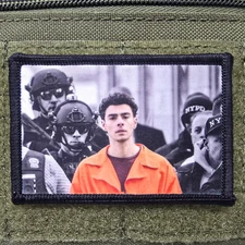 Luigi Mangione CEO Shooter Morale Patch Tactical Military USA Hook & Loop