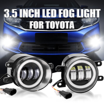 2x 3.5 Zoll LED Nebelscheinwerfer Für Toyota Avalon Camry Corolla Prius 4Runner