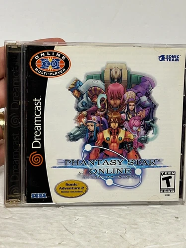 Phantasy Star Online (Dreamcast, 2001) Complete CIB Manual w/ Demo