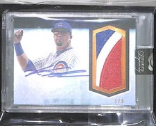 2018 Topps Dynasty Patch Autograph #AP-KS3 Kyle Schwarber No 3 of 5