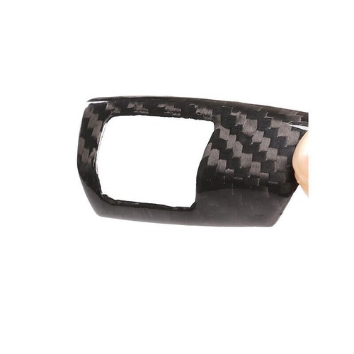 For BMW 7 Series 2009-2015 Dry Carbon Fiber Center Gear Shift Lever Button Cover - Picture 11 of 20