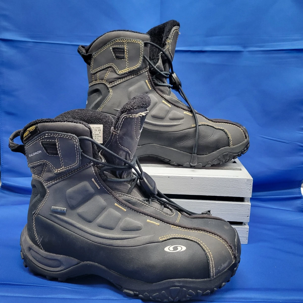 Salomon B52 Thinsulate Ultra GoreTex Snow Boots Shoes Women&#039;s 9 | eBay