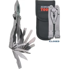 Schrade ST1N 7in Stainless Steel 21 Piece Tough Multi-Tool with Can Opener,