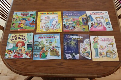 8 Natasha Wing Night Before Picture Book Lot Easter New Year Summer Mother's Day