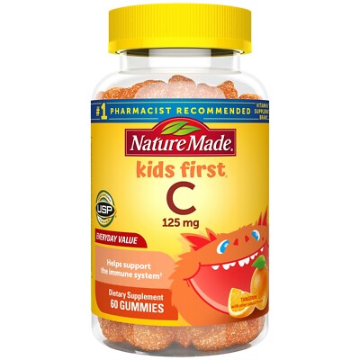 Nature Made Kids First Vitamin C Gummies 60 Ct Gomitas Vitaminas..+