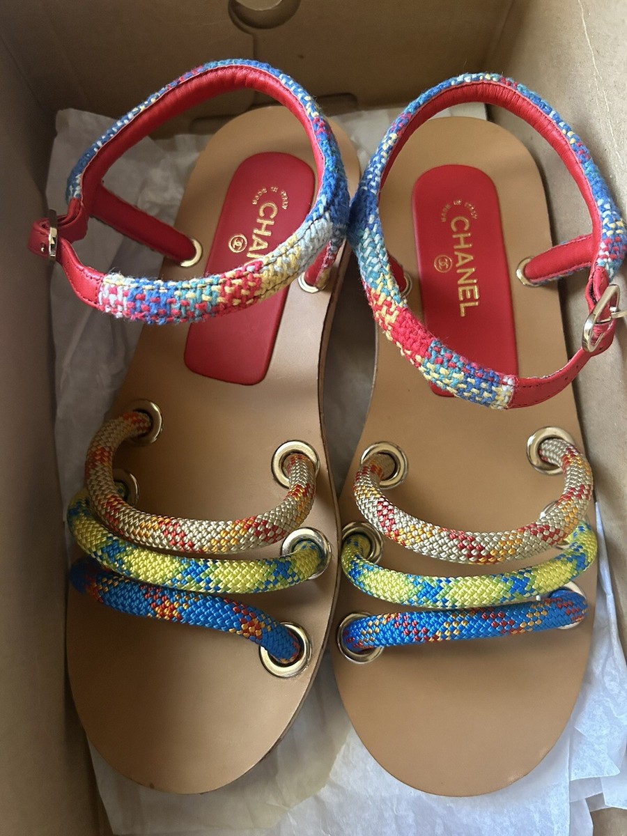 正規品Chanel サンダル38C CHANEL - シャネル CHANEL サンダルの通販 by KOMEHYO ONLINE