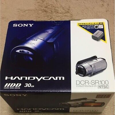 SONY DCR-SR100 Digital Video Camera with HDD30GB Silver Excellent from  Japan | eBay