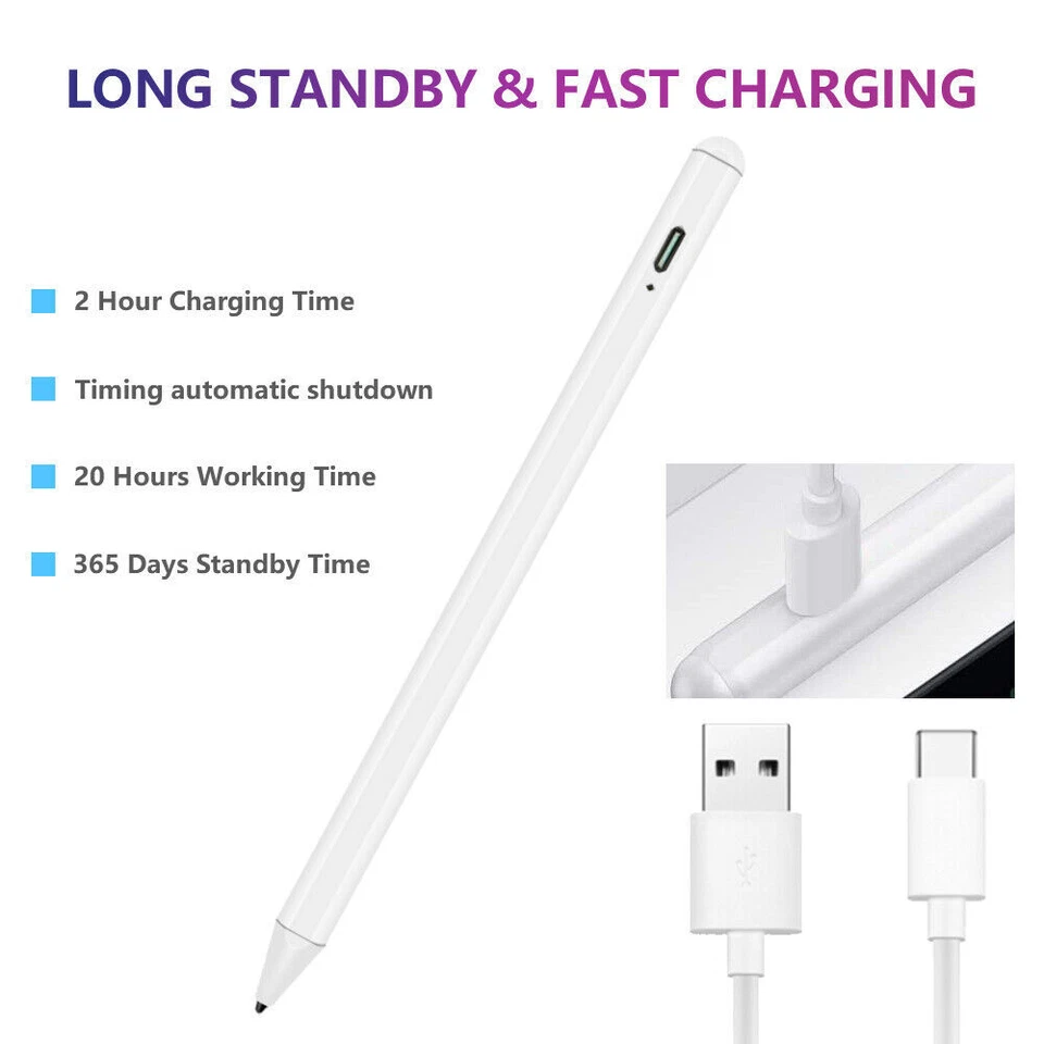 Stylus Pen Bluetooth Pencil For Apple iPad 9/8th/Mini/Air 4/5th/Pro 11&12.9'' - Image 4 of 4