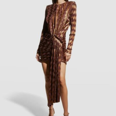 green emerald velvet dress Gold Halter Neck Mini Dress with Dripping Sequin and Embroidery Detail – RAISA  VANESSA INT main image 1