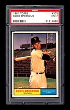 1961 Topps #203 Bressoud PSA 7 NM