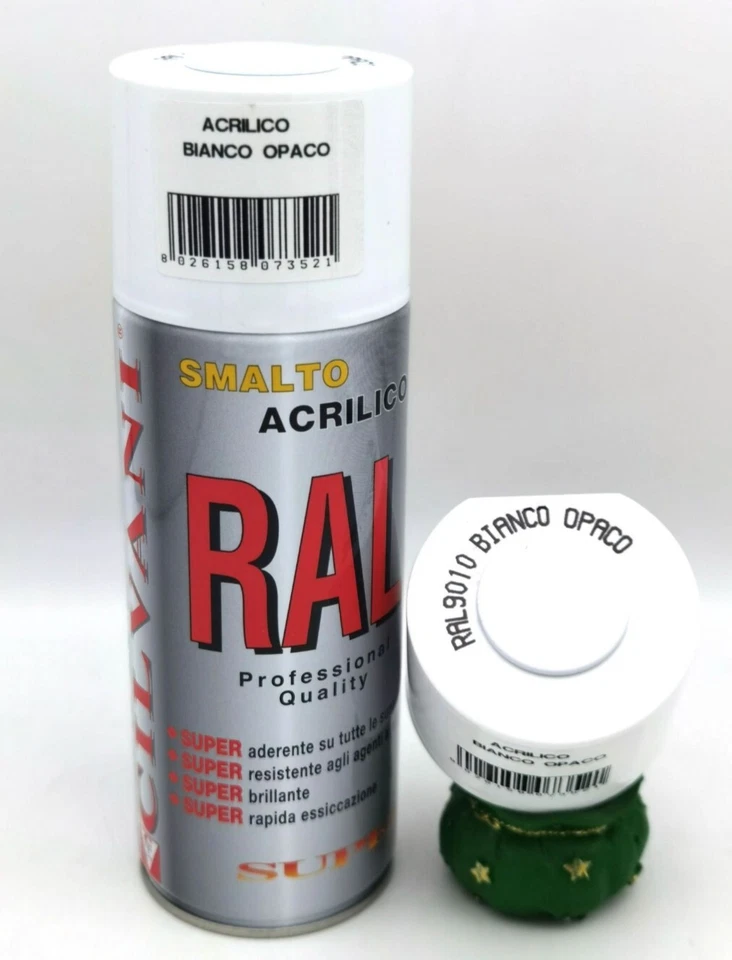 RAL BOMBOLETTA SPRAY Vernice Bianco Opaco