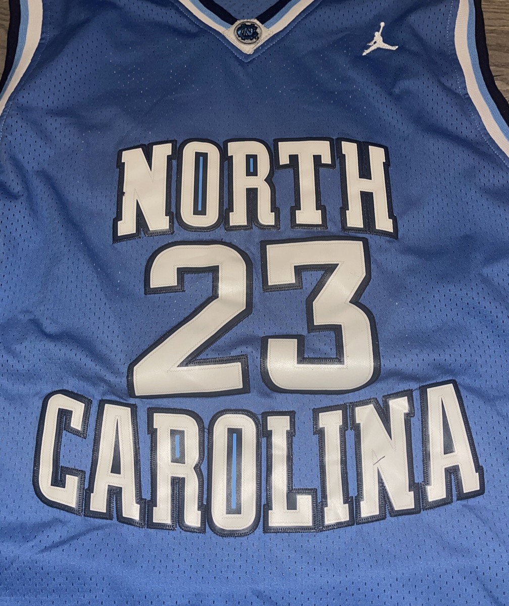 Michael Jordan #23 UNC Basketball Jersey L North Carolina Tarheels Large |  eBay