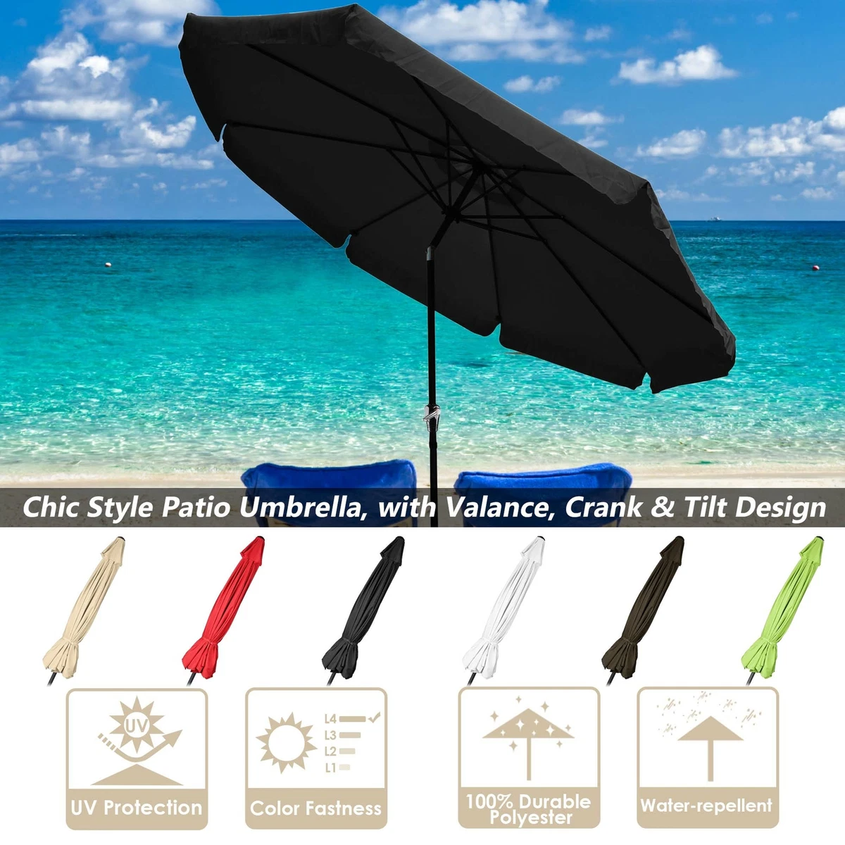 100 uv protected patio umbrella 2025