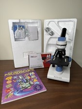 AmScope M162C-2L-PB10 40x-1000x Dual Light Glass Monocular Student Microscope