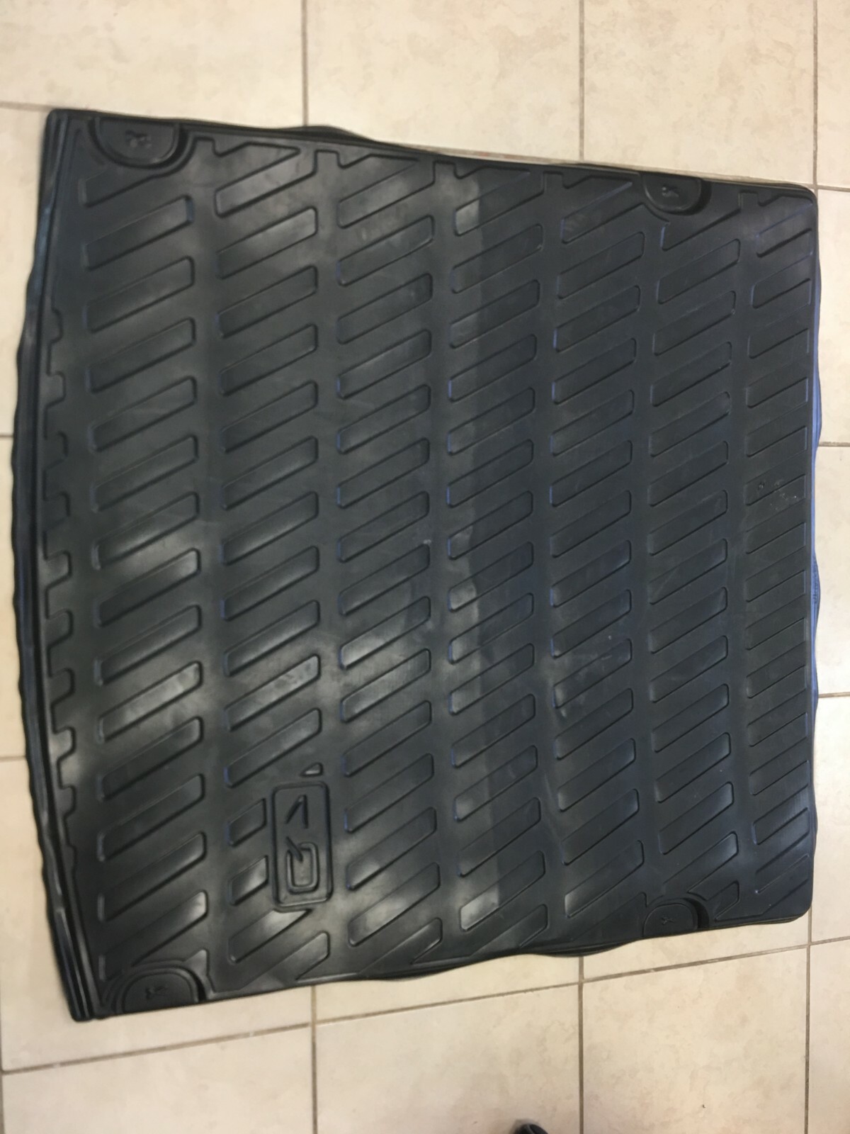 2012 Audi Q7 OEM Cargo Trunk Liner Mat Black Used eBay