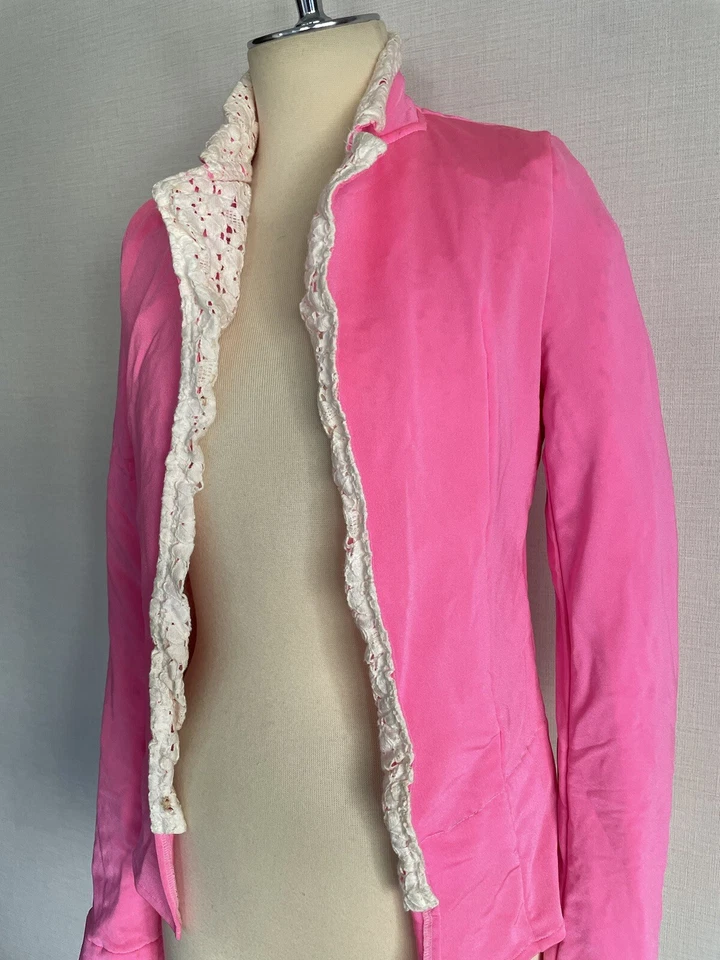 Comme des Garcons всего вышитый эластичной куртки винтажный 90-х 1999 сделано я Японии - Изображение 4 из 4