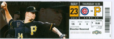 2013 Pirates vs Cubs Ticket: Andrew McCutchen had three hits and two RBIs