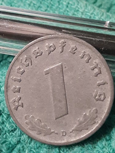 1941 WW2 1 Reichspfennig~ Germany,Circulated, 3rd Reich - Picture 20 of 20