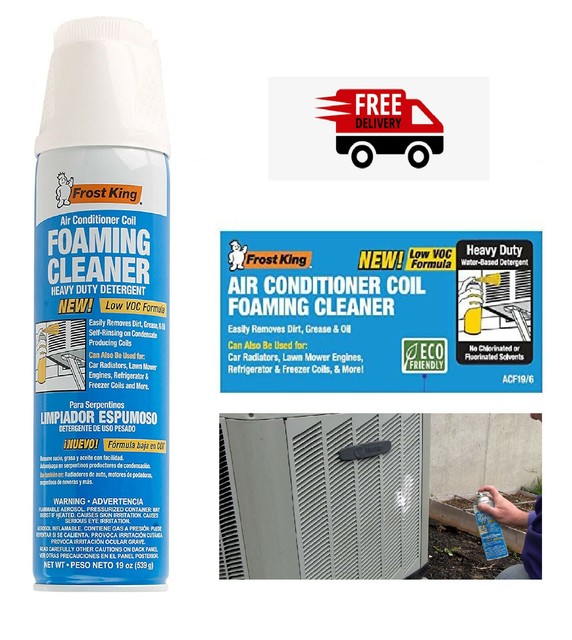 Frost King Acf19 Air Conditioner Coil Foam Cleaner Cleans Evaporator