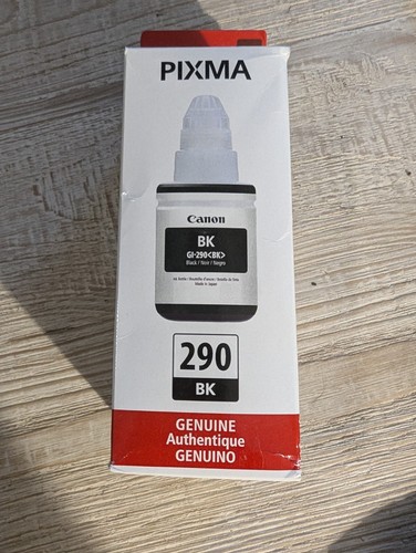 Genuine Canon 290 Black Ink Bottle New - 第 1/4 張圖片