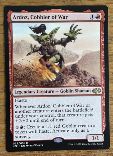 MTG Jumpstart 2022, Ardoz, Cobbler of War