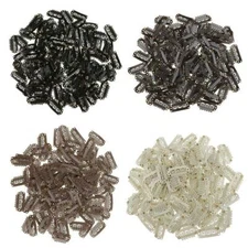 50pcs 28mm/1.1" Metal Snap Wigs Clips for Hair Extension Weft Hairpiece