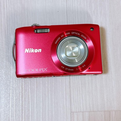 【MINT in BOX】Nikon COOLPIX S3300 Strawberry Pink 6x 16.0MP Digital Camera JAPAN - Picture 13 of 19