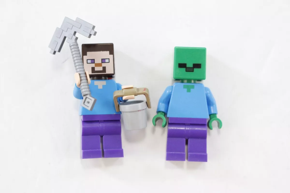 LEGO Minecraft: Steve Minifigure with Pickaxe