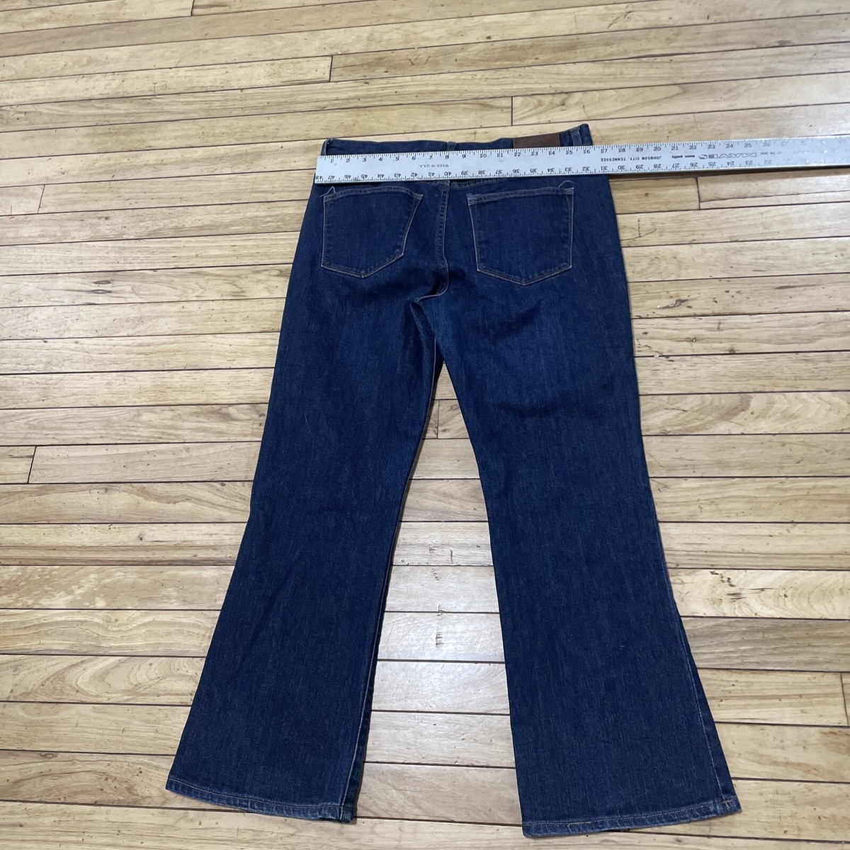 LRL Lauren Ralph Lauren Jeans Womens 10 Blue Y2k Flare Stretch