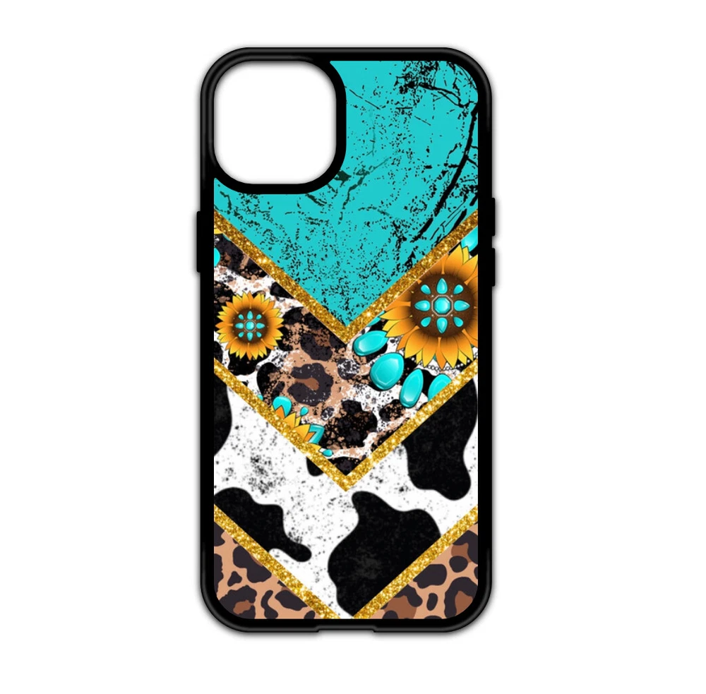 Phone Case for iPhone 7 8 X XR XS 11 12 13 14 15 Cow Print Country Girl