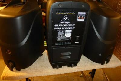 Behringer Europort PPA2000BT 8-channel Portable PA System w