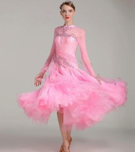 2020 NEW Ballroom Competition Dance Dress Modern Waltz Tango Standard Dress MM39 - Picture 9 of 14