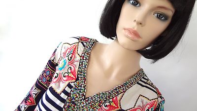 Women TUNIC Dress . NEW . Special Collection . Mulitcolor Dress