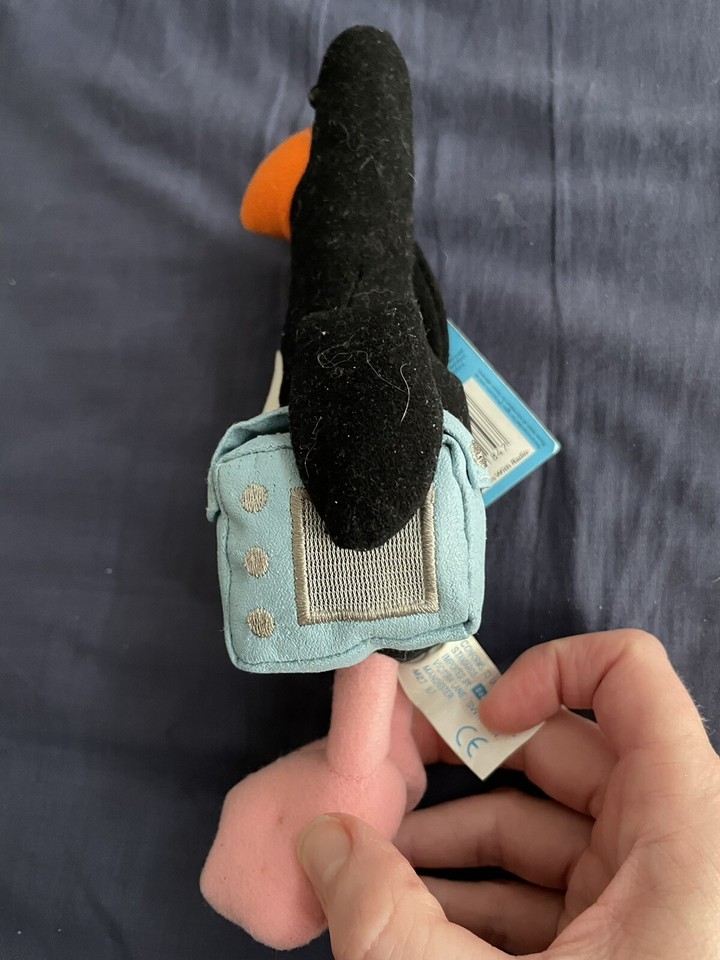 RARE Feathers McGraw With Radio Plush (Wallace And Gromit) eBay